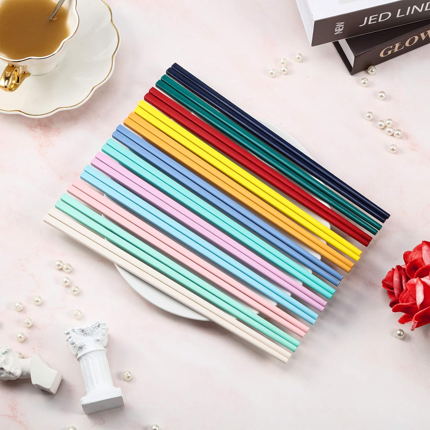 12 Pairs of Colored Chopsticks